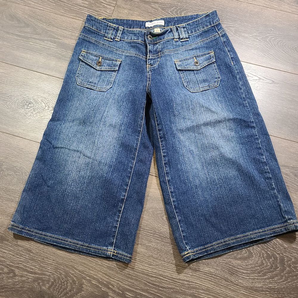NWOT Tommy Wide leg cropped denim